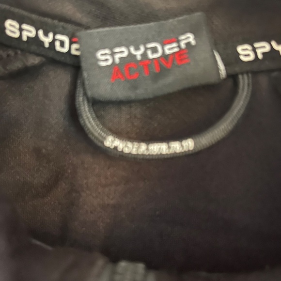 Spyder Active Men's Full Zip Jacket  Size L G Black New with Tags - Picture 11 of 11